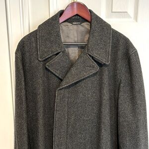 DKNY Dark Grey Wool Overcoat (Men’s XL)